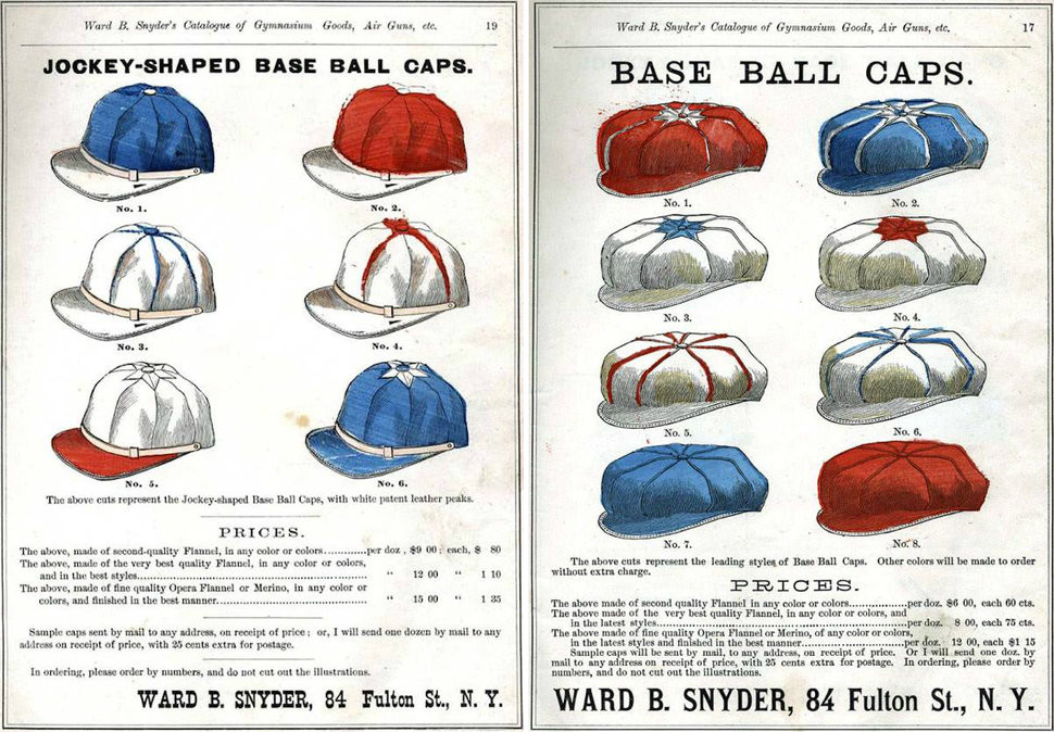 Early Baseball Caps