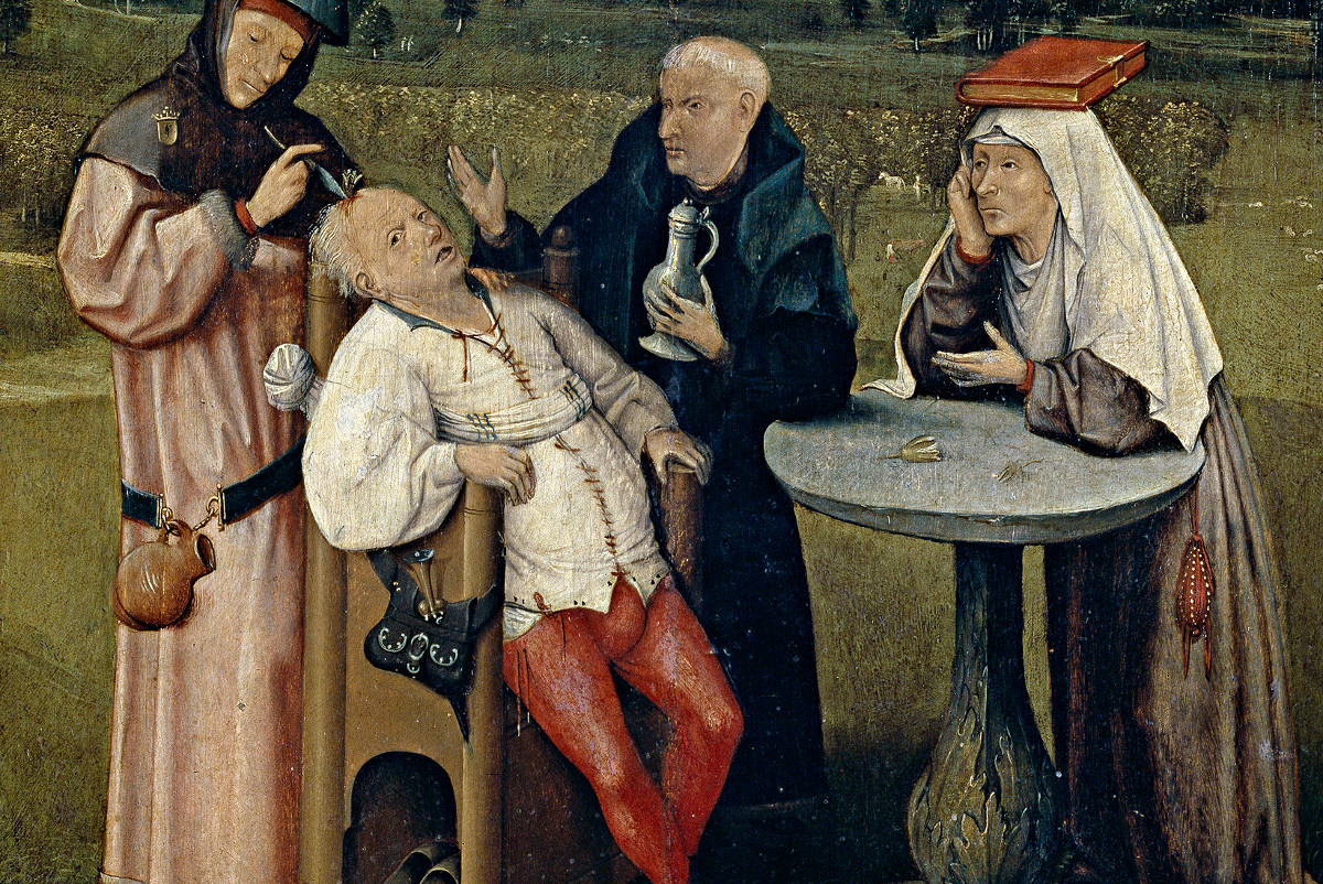 Hieronymus Bosch - The Cure of Folly 2