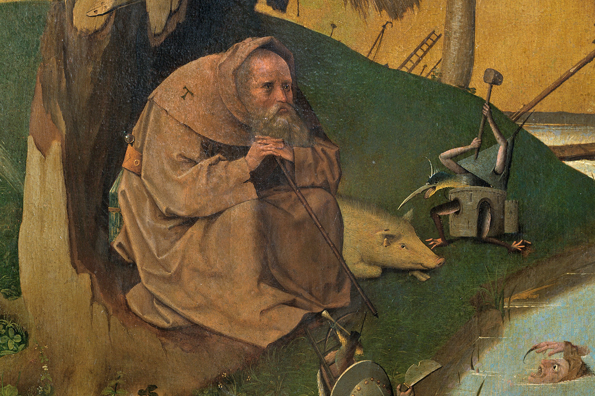 Hieronymus Bosch - The Temptation of St Anthony 2